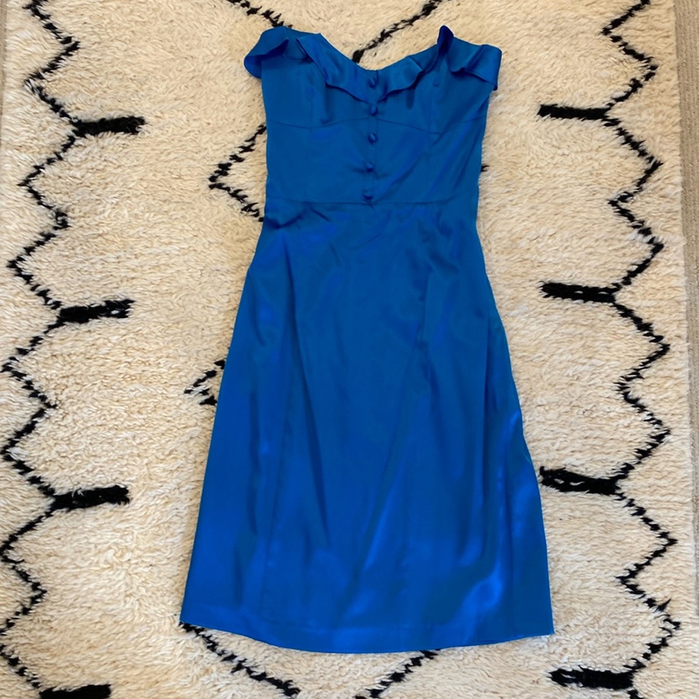Betsy Johnson silk strapless dress. Lightly worn